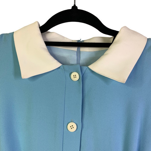 ALEXIA ADMOR‎ Light Blue Azure Emery A-Line Midi Dress - NWT - Picture 2 of 13